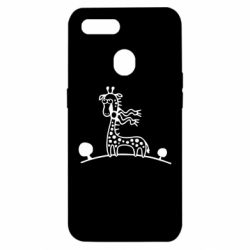 Чехол для Oppo A5s/A12 жираф - PrintSalon