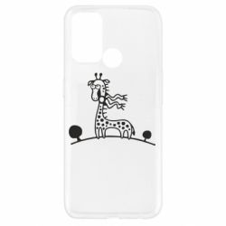 Чехол для Oppo A52/A72/A92 жираф - PrintSalon