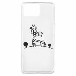 Чехол для Oppo A73 жираф - PrintSalon