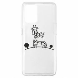 Чехол для Oppo A74 4G жираф - PrintSalon