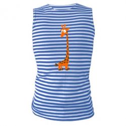 Майка-тельняшка Жираф - PrintSalon