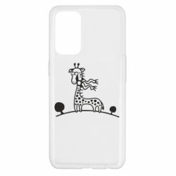 Чехол для Oppo Reno 5 4G жираф - PrintSalon