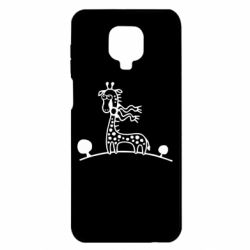 Чехол для Xiaomi Redmi Note 9S/9Pro/9Pro Max жираф - PrintSalon