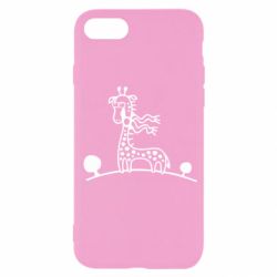 Чехол для iPhone SE 2022 жираф - PrintSalon