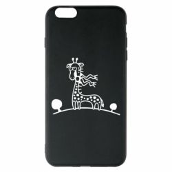 Чехол для iPhone 6 Plus/6S Plus жираф - PrintSalon