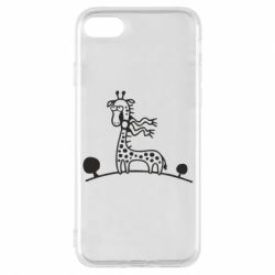 Чехол для iPhone 7 жираф - PrintSalon