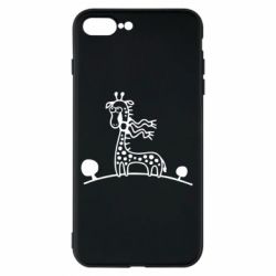 Чехол для iPhone 8 Plus жираф - PrintSalon