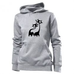 Женское худи Жирафы - PrintSalon