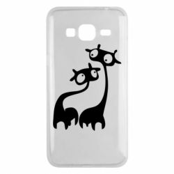 Чехол для Samsung J3 2016 Жирафы - PrintSalon