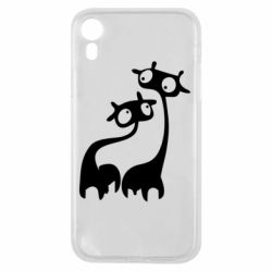 Чехол для iPhone XR Жирафы - PrintSalon