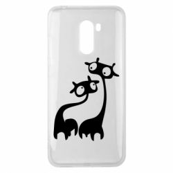 Чехол для Xiaomi Pocophone F1 Жирафы - PrintSalon
