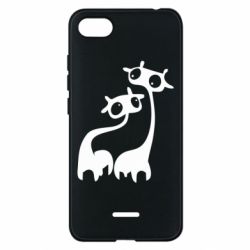 Чехол для Xiaomi Redmi 6A Жирафы - PrintSalon