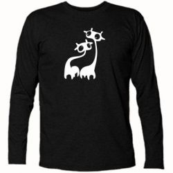 Футболка с длинным рукавом Жирафы - PrintSalon