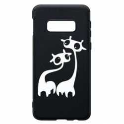 Чехол для Samsung S10e Жирафы - PrintSalon