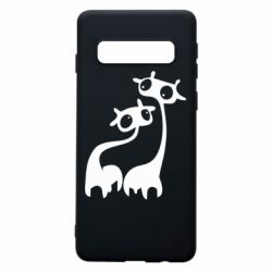 Чехол для Samsung S10 Жирафы - PrintSalon