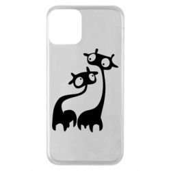 Чехол для iPhone 11 Жирафы - PrintSalon