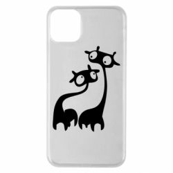 Чехол для iPhone 11 Pro Max Жирафы - PrintSalon