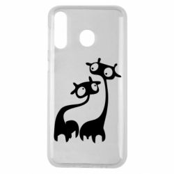 Чехол для Samsung M30 Жирафы