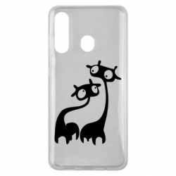 Чехол для Samsung M40 Жирафы - PrintSalon