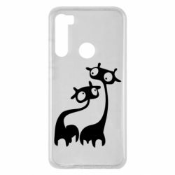 Чехол для Xiaomi Redmi Note 8 Жирафы - PrintSalon