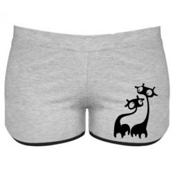 Женские шорты Жирафы - PrintSalon