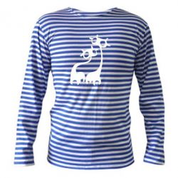 Тельняшка с длинным рукавом Жирафы - PrintSalon