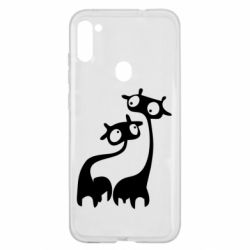 Чехол для Samsung A11/M11 Жирафы - PrintSalon