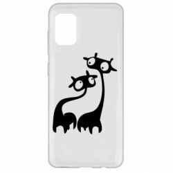 Чехол для Samsung A31 Жирафы - PrintSalon