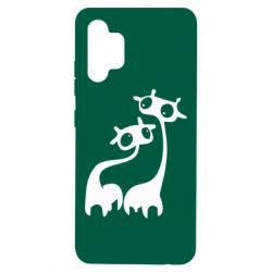 Чехол для Samsung A32 4G Жирафы - PrintSalon
