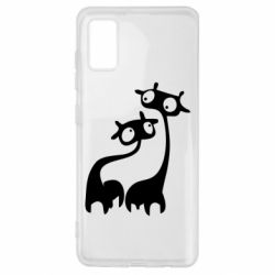 Чехол для Samsung A41 Жирафы - PrintSalon