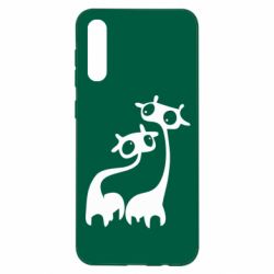 Чехол для Samsung A50 Жирафы - PrintSalon