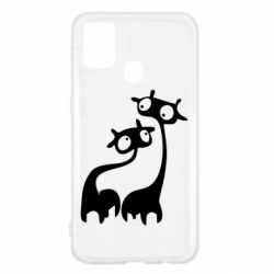 Чехол для Samsung M31 Жирафы - PrintSalon