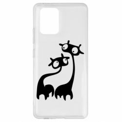Чехол для Samsung S10 Lite Жирафы - PrintSalon