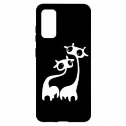 Чехол для Samsung S20 Жирафы - PrintSalon