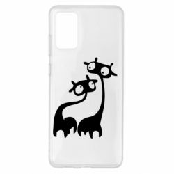 Чехол для Samsung S20+ Жирафы - PrintSalon