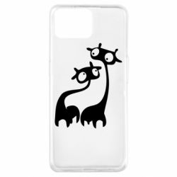 Чехол для Oppo A73 Жирафы - PrintSalon