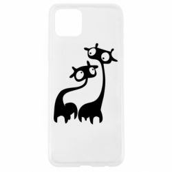 Чехол для Oppo A92s Жирафы - PrintSalon