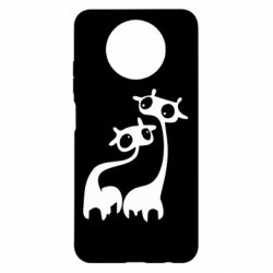 Чехол для Xiaomi Redmi Note 9 5G/Redmi Note 9T Жирафы - PrintSalon