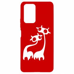 Чехол для Xiaomi Redmi Note 10 Pro Жирафы - PrintSalon