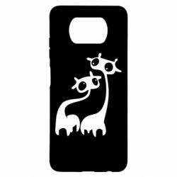 Чехол для Xiaomi Poco X3 Жирафы - PrintSalon