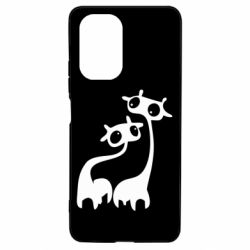 Чехол для Xiaomi Poco F3/K40 Жирафы - PrintSalon