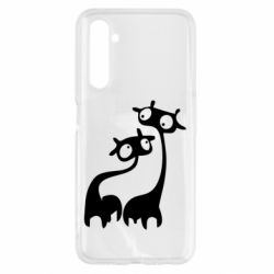 Чехол для Realme 6 Жирафы - PrintSalon