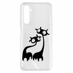 Чехол для Realme 6 Pro Жирафы - PrintSalon