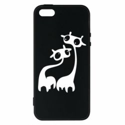 Чехол для iPhone5/5S/SE Жирафы - PrintSalon