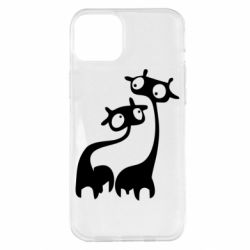 Чехол для iPhone 14 Plus Жирафы - PrintSalon