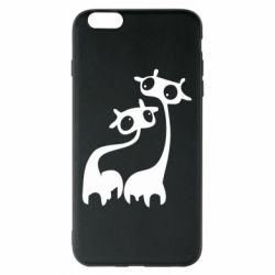 Чехол для iPhone 6 Plus/6S Plus Жирафы - PrintSalon