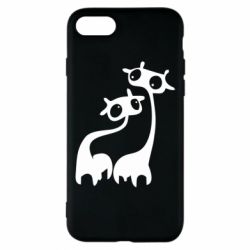 Чехол для iPhone 7 Жирафы - PrintSalon