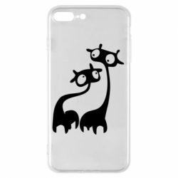 Чехол для iPhone 8 Plus Жирафы - PrintSalon