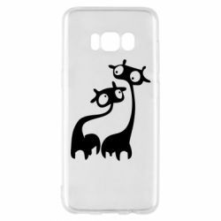Чехол для Samsung S8 Жирафы - PrintSalon