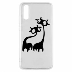 Чехол для Huawei P20 Жирафы - PrintSalon